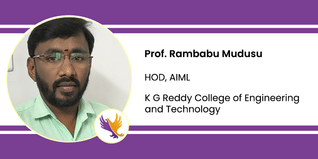 K G Reddy College of Engineering and Technology, HOD, AIML: Prof. Rambabu Mudusu Interview